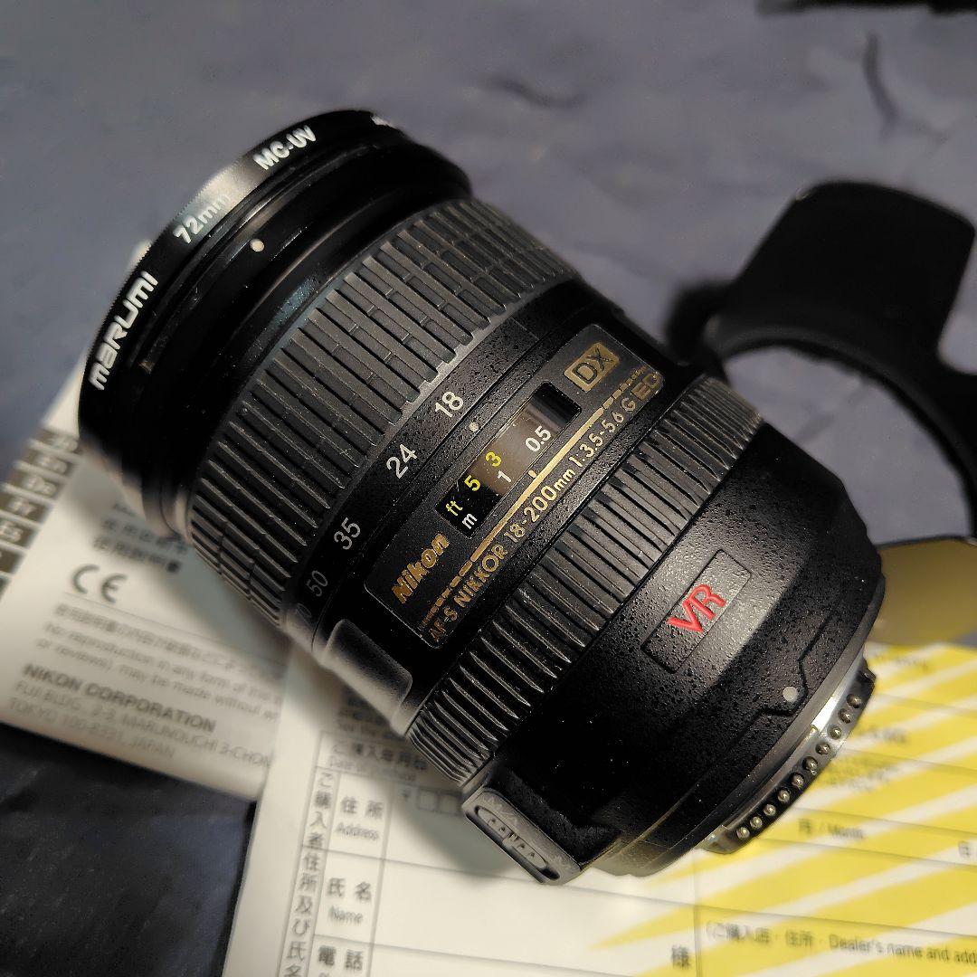 Nikon AF-S DX VR 18-200mm f/3.5-5.6G　ニコン