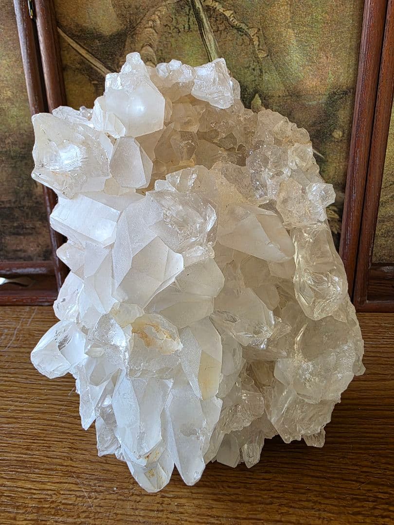 【3,9kg】大きい水晶 ピンククラスター 原石