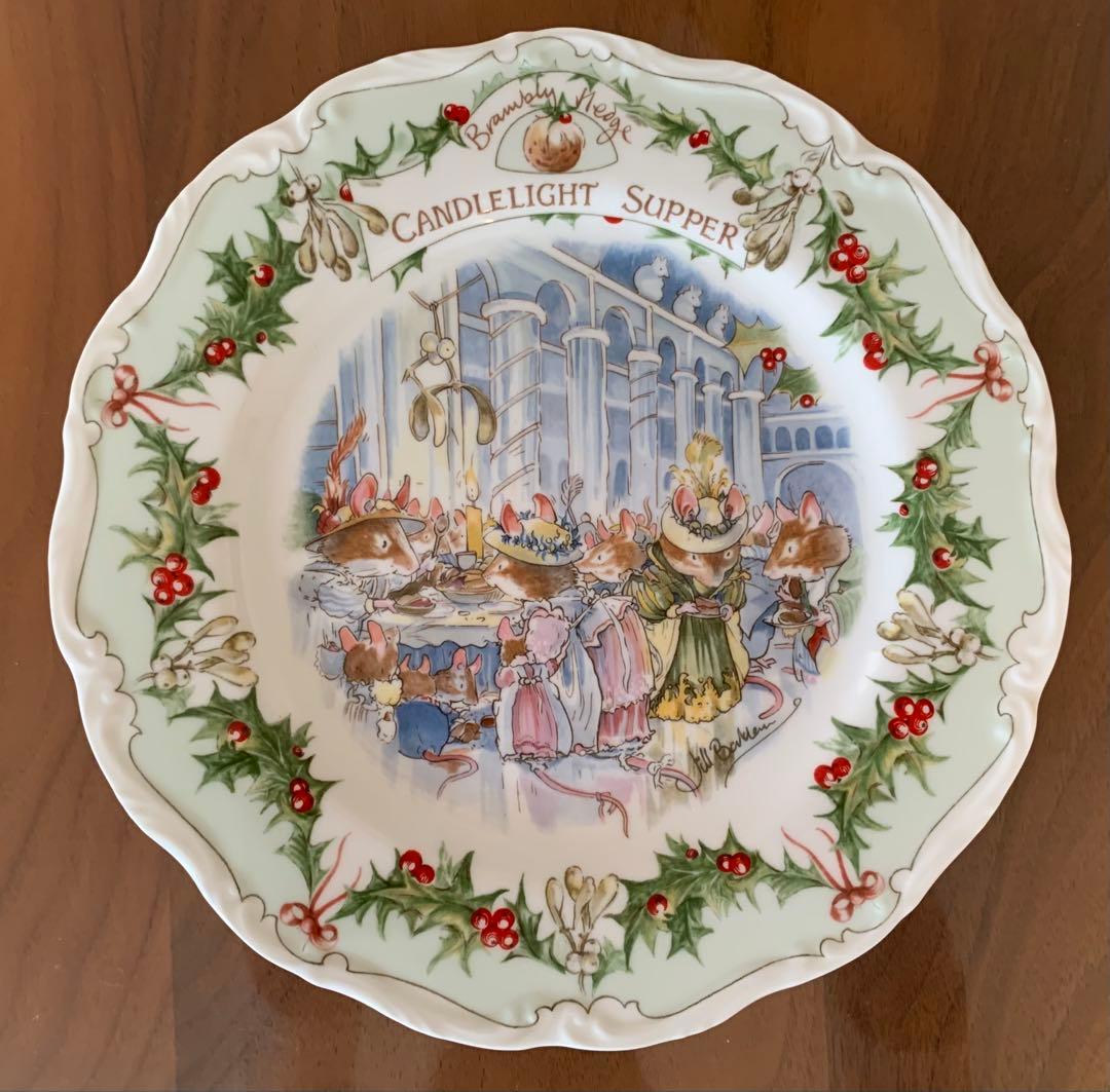 ブランブリーヘッジ ミッドウィンターシリーズ プレート 4枚セット