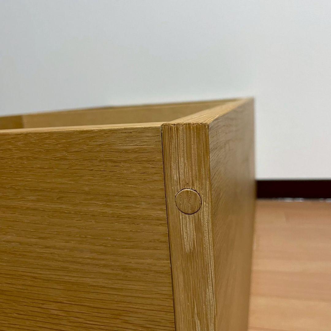 無印良品　スタッキングシェルフ　オーク材　２段