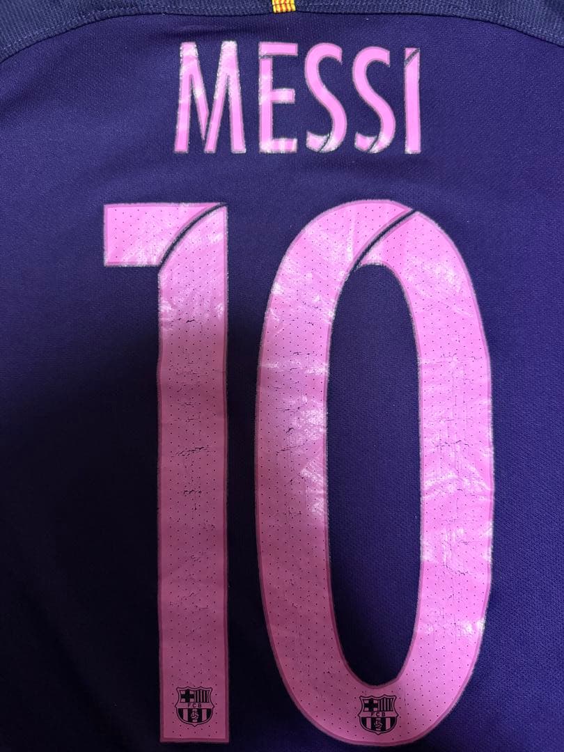 FCバルセロナユニフォーム　メッシ　オーセンティック　2016/2017アウェイ