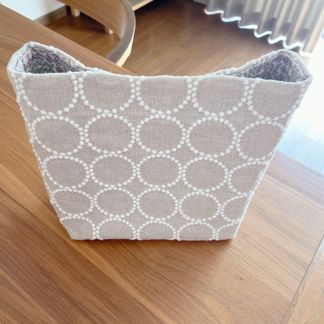 ワランワヤン　カゴバッグ　ミナペルホネンタンバリン　バッグインバッグ