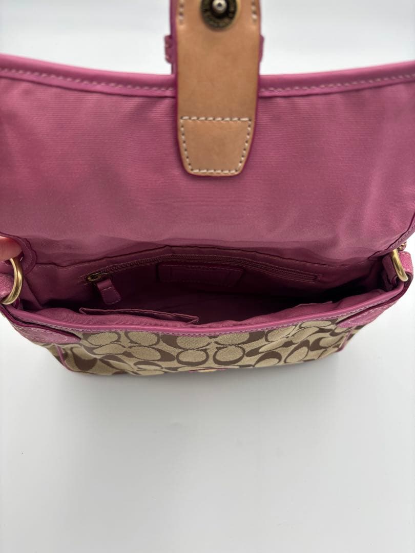 希少 COACH コーチ ソーホー シグネチャー ワンショルダーバッグ 1482