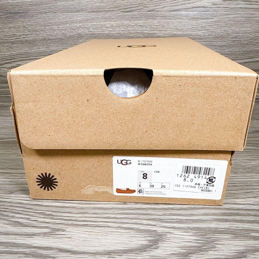 未使用級✨　アグ　ダコタ　モカシン　デッキシューズ　ムートンブーツ　箱付き