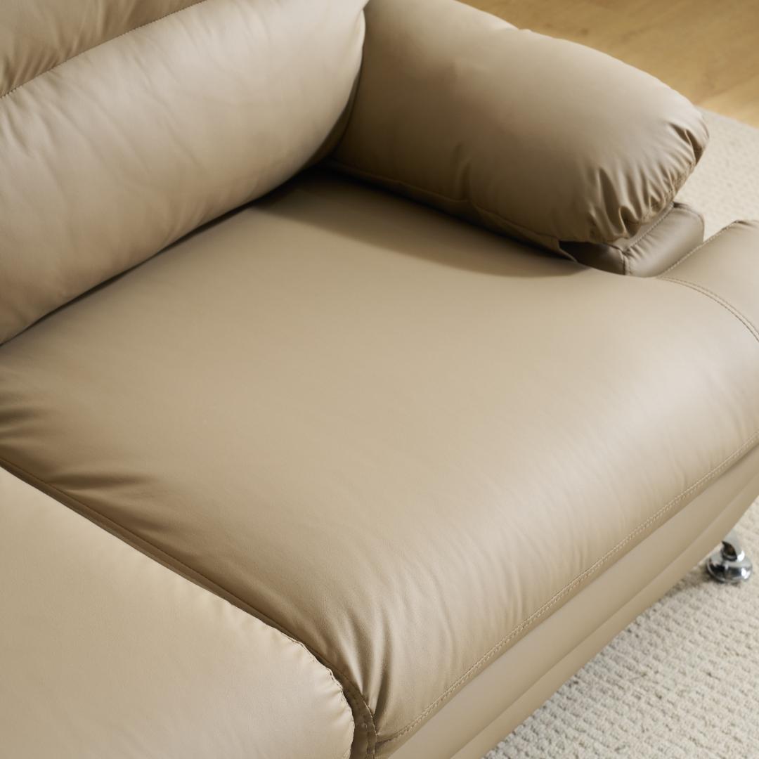 ソファー ソファ 2人掛け 幅155cm 2人掛け 北欧 ソフトレザーソファー