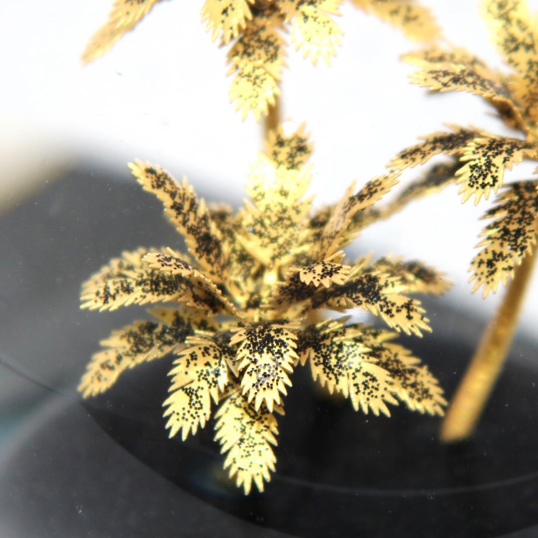 【美品】サンローラン リヴ・ドロワ スノードーム パームツリー ヤシの木