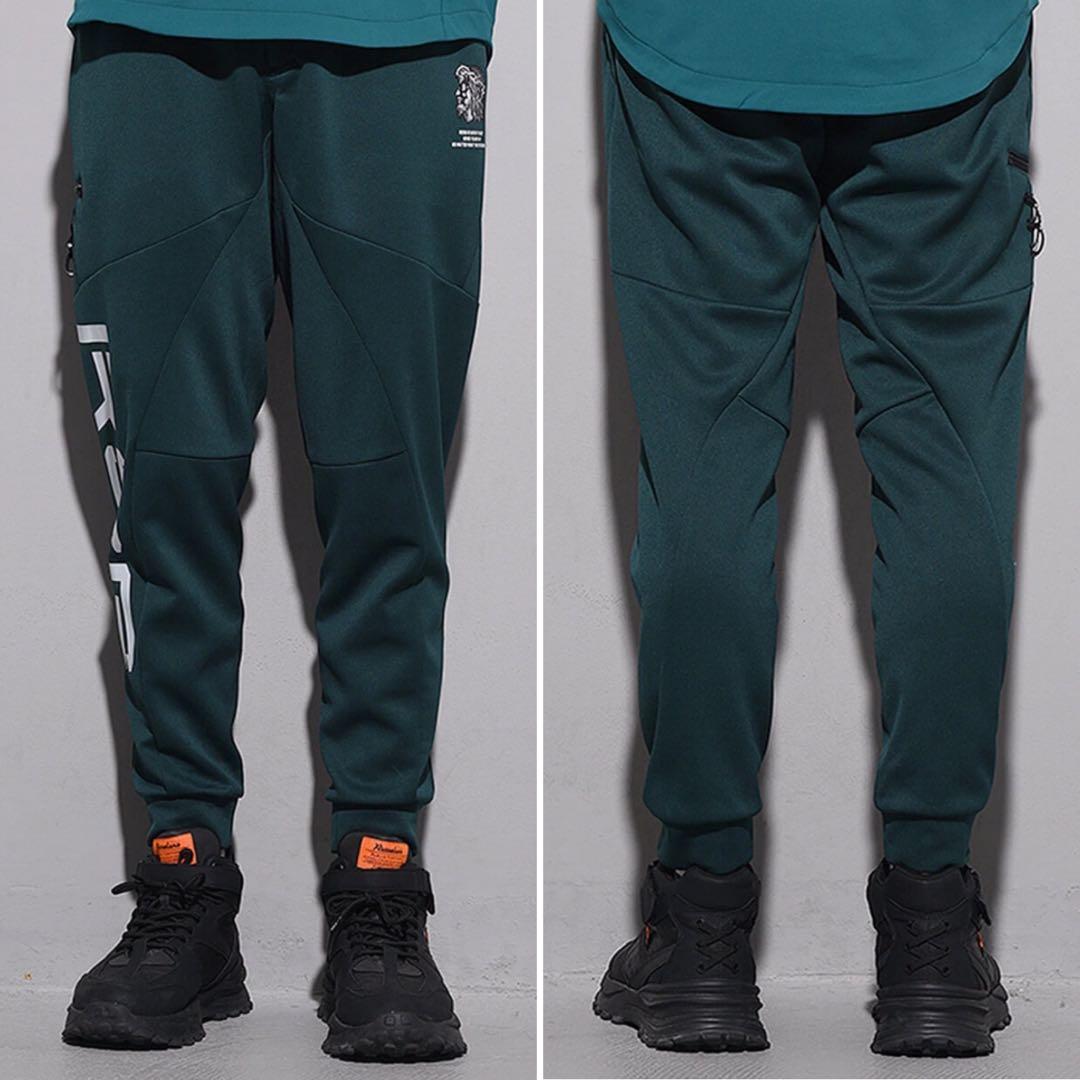 ラッセルノ ゴルフ RSG ロゴ ロング ジョガーパンツ フォレストグリーン 6