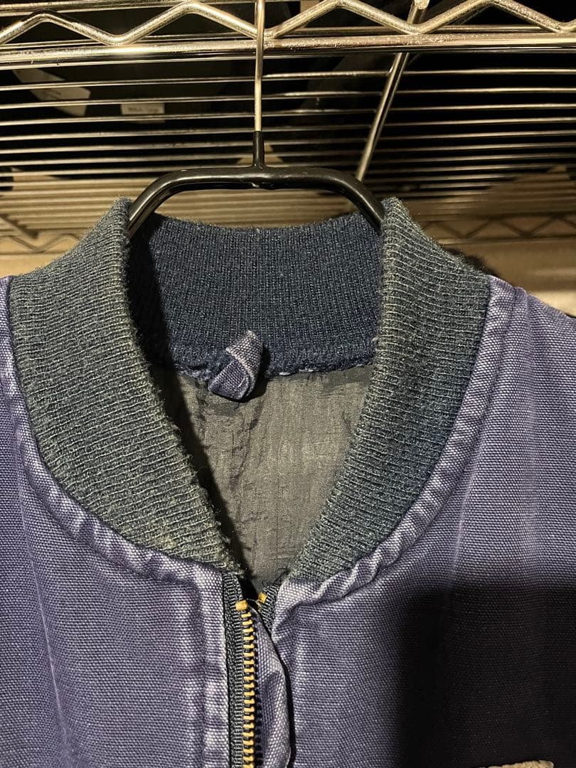 月末迄　USA製 Carhartt ダックベスト 腰ゴム　希少胸タグ　カーハート