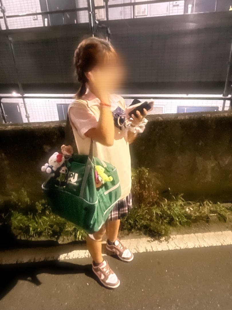 旧ワッペ ワールドペガサス 緑 スクバ