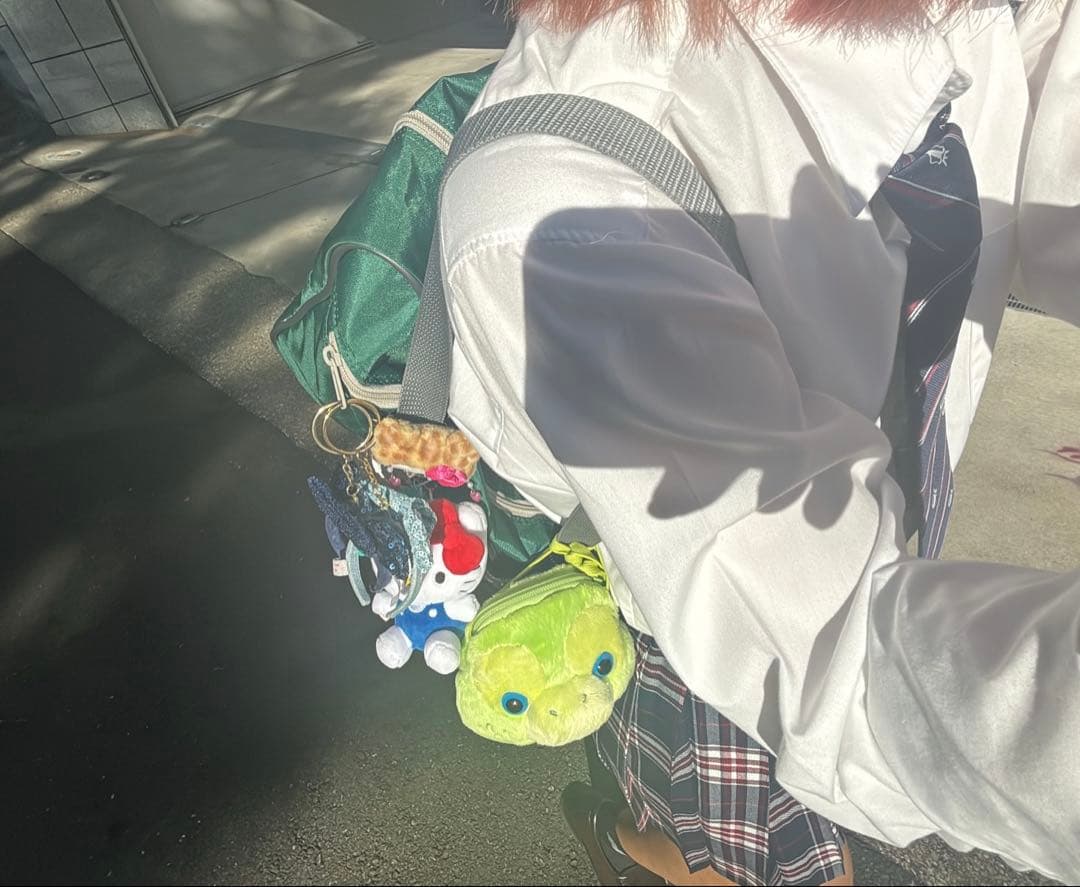 旧ワッペ ワールドペガサス 緑 スクバ