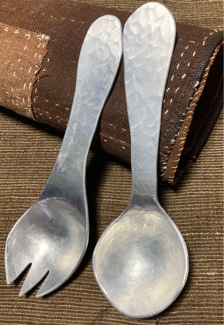 サーバースプーン サラダ 金工作家 鎚起 つちめ