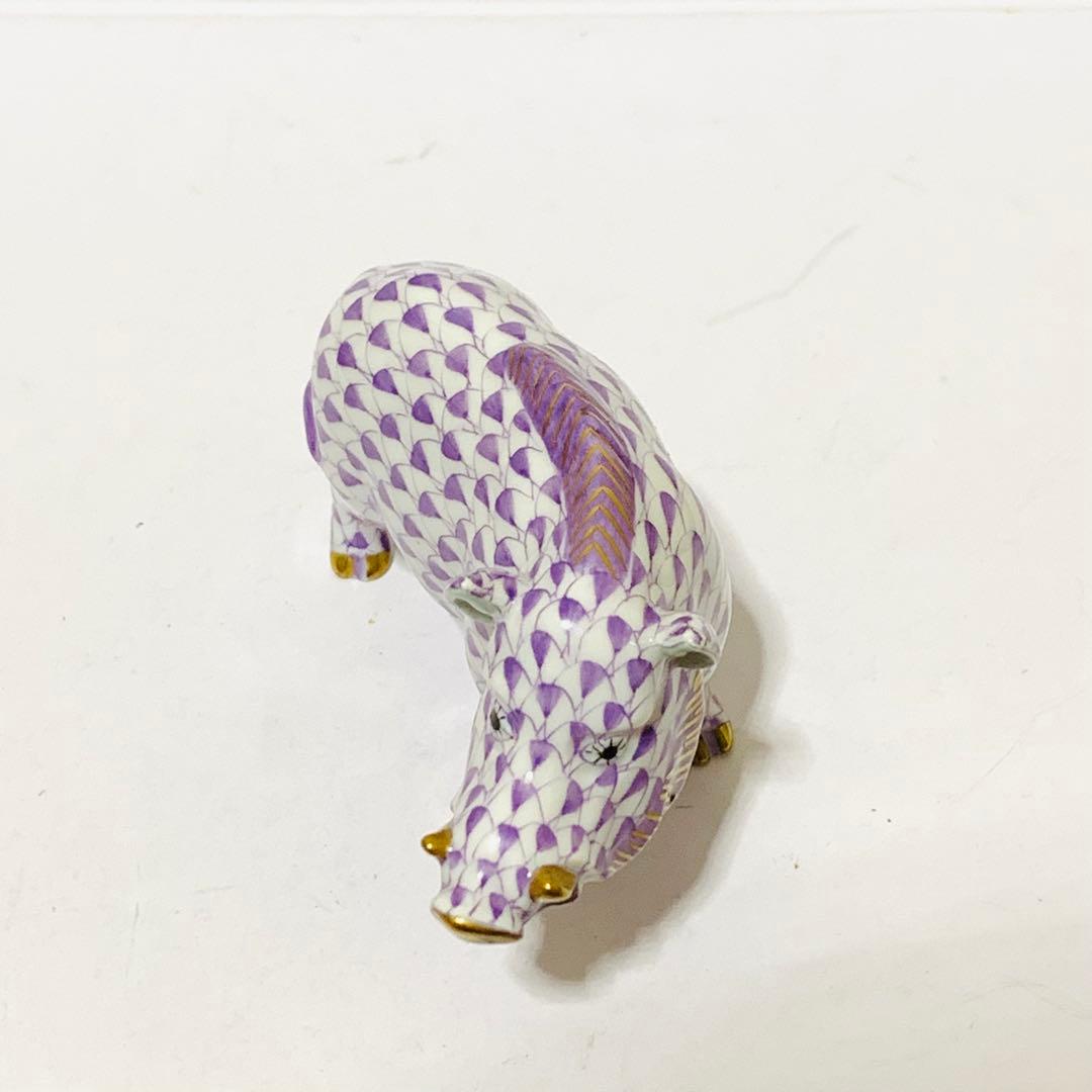 美品　ヘレンド　干支　イノシシ　フィギュリン