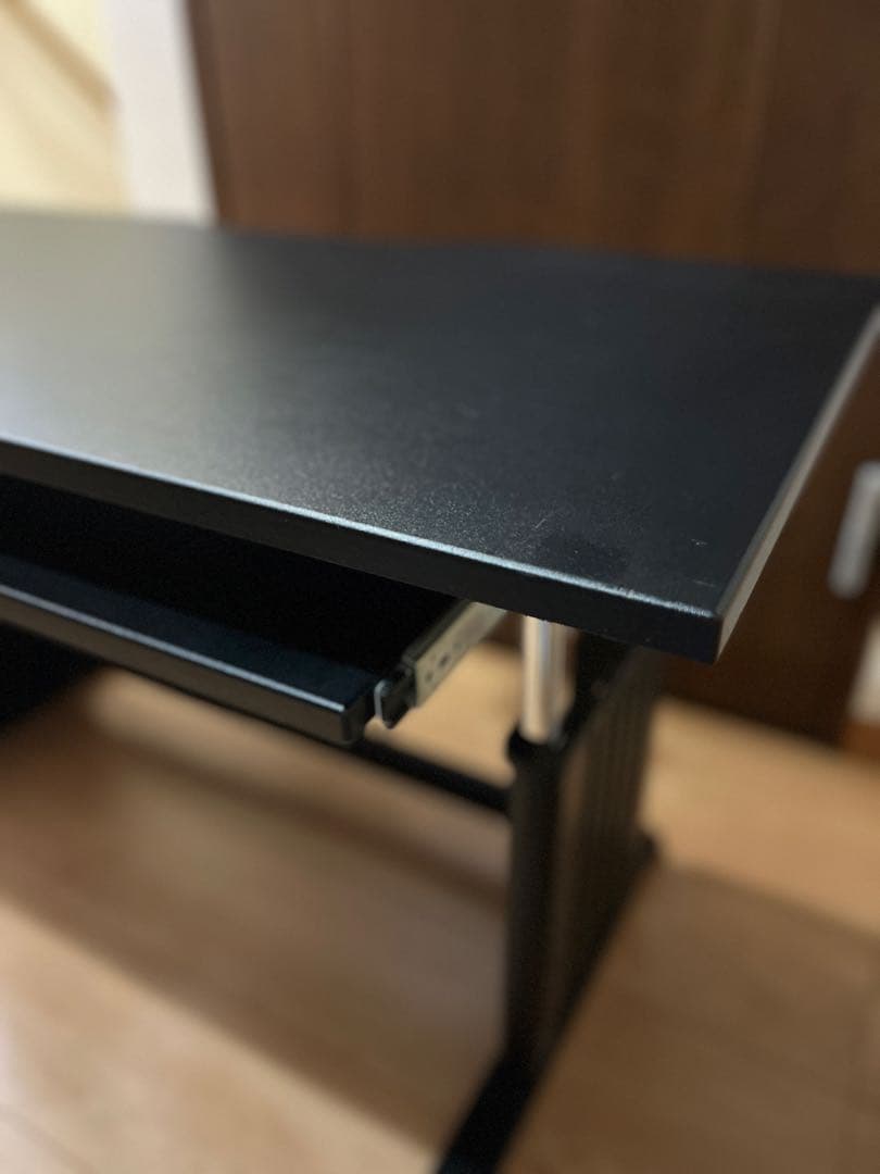 【けい】昇降式 ゲーミングデスク ロータイプ キーボードスライダー