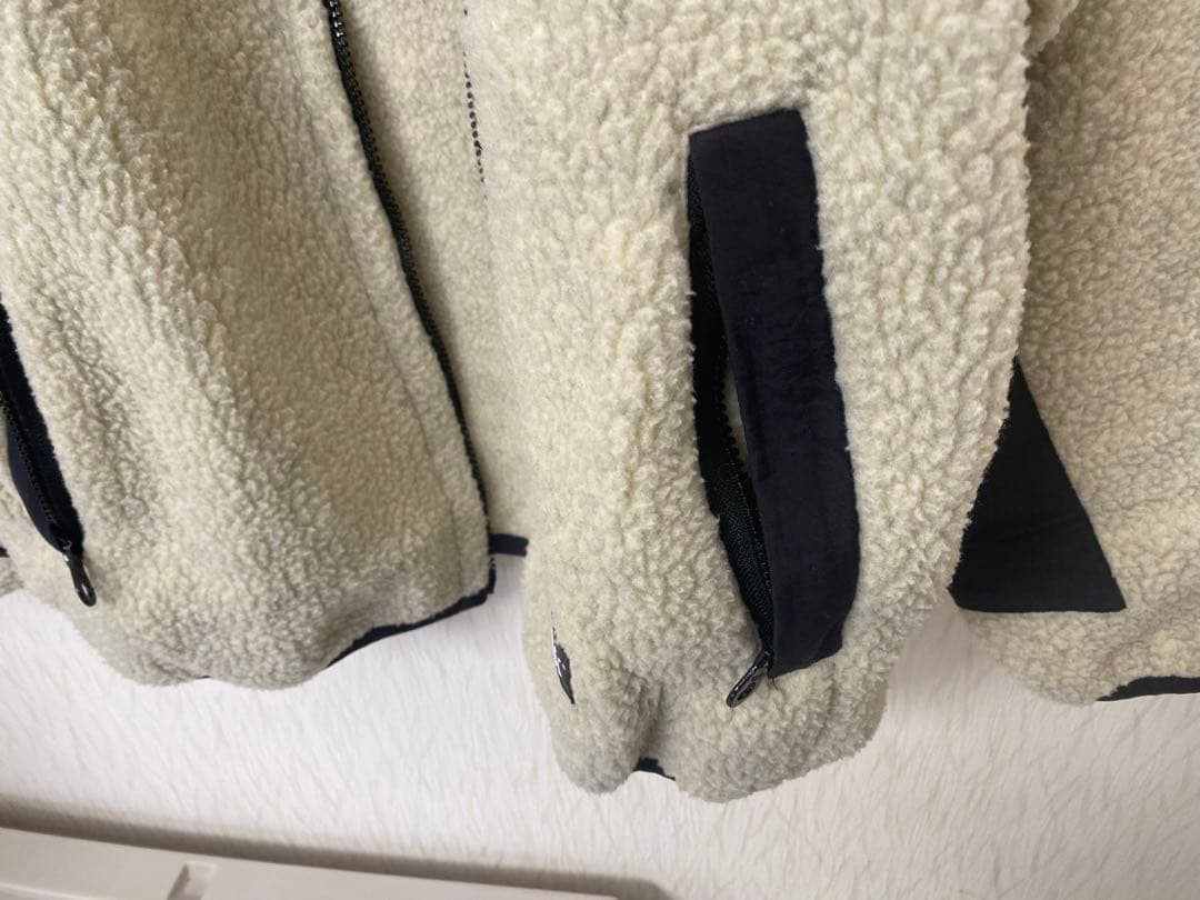 TEAM DAIWA フリースジャケット LLサイズ ホワイグレー(即購入可能)