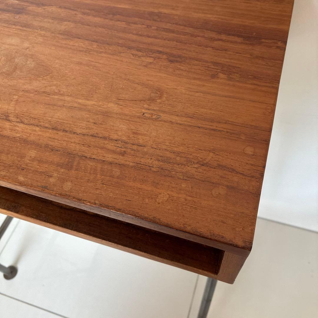チーク材 無垢材 ヴィンテージデスク / 作業台 / コンソールテーブル