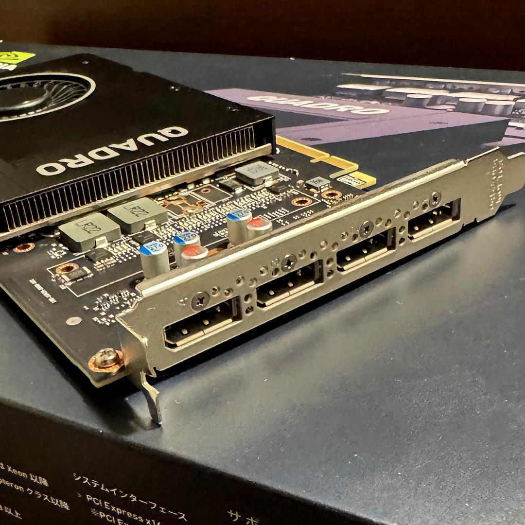 【美品/箱付】NVIDIA Quadro P2200 5GB 動作確認済