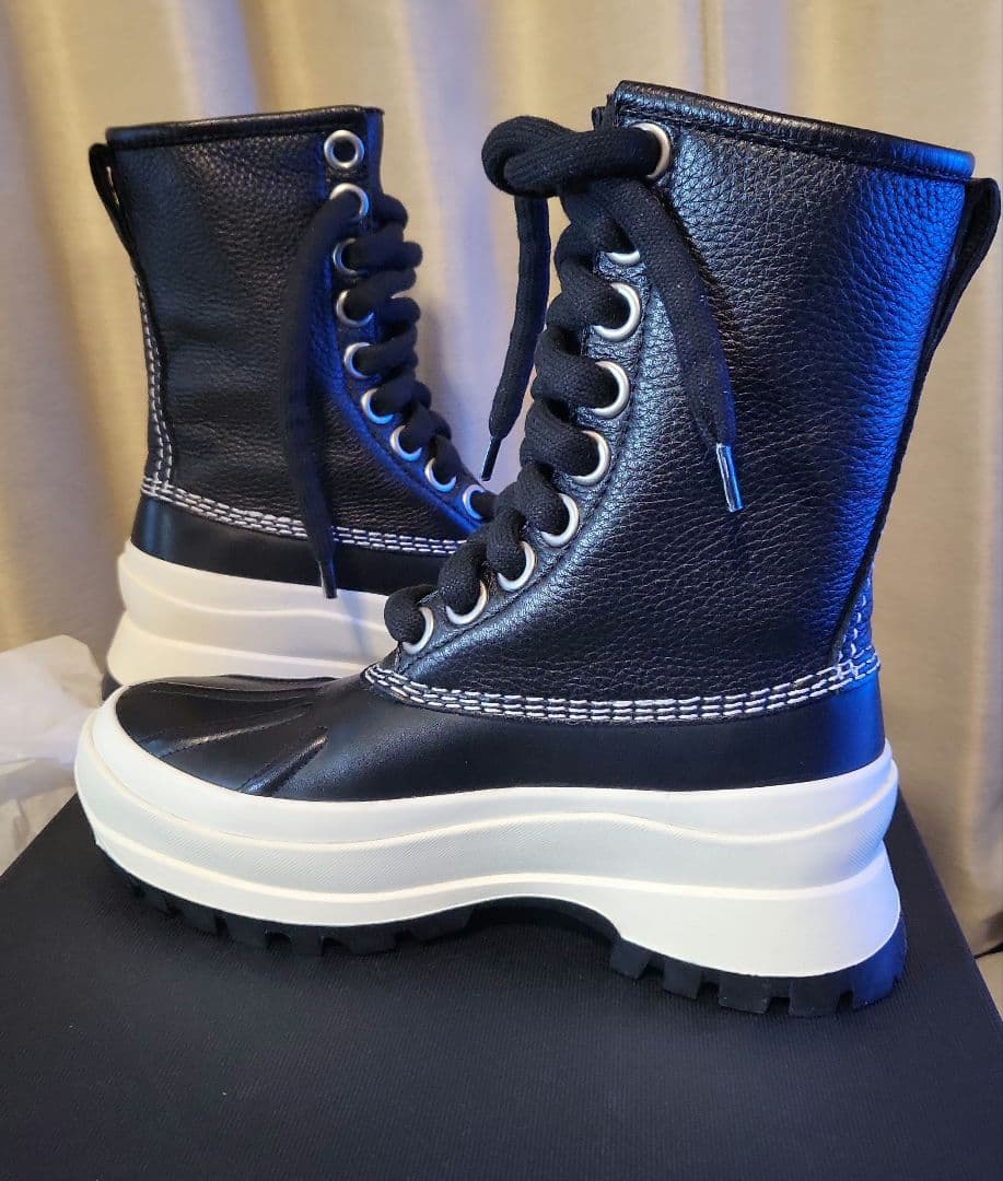 モ*モ様 Jilsander ジル・サンダー　ブーツ チャンキーソールグレインレ