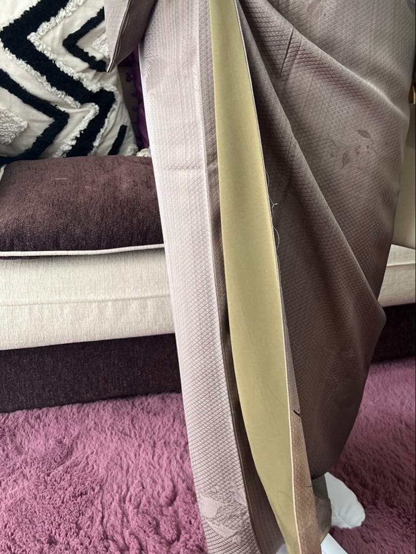 付下げ　ローズグレー