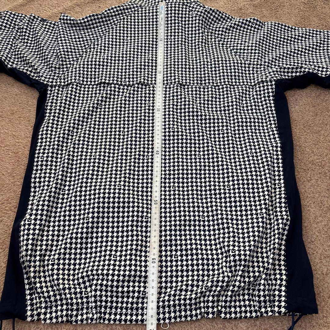 美品　キャロウェイ　レインコート　ジャケット　パンツ　千鳥格子　M ネイビー