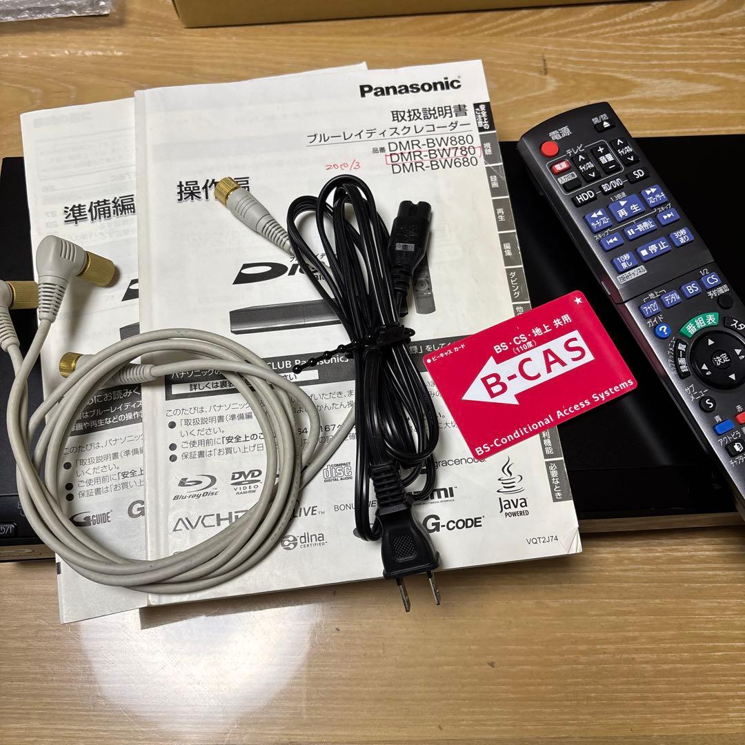 Panasonic DMR-BW780 ブルーレイレコーダー