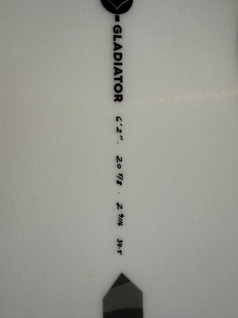 Bradley 6'2\" ショートボード