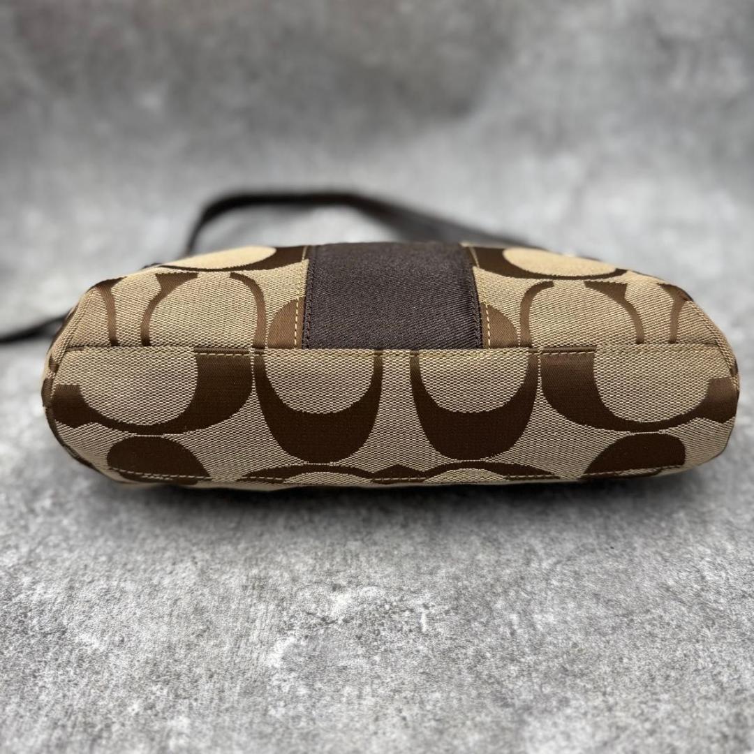 美品 コーチ 2WAY アクセサリーポーチ F19218 ワンショルダー