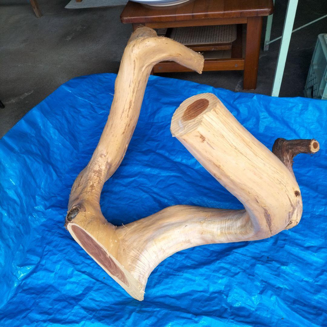 ハクの木の置物