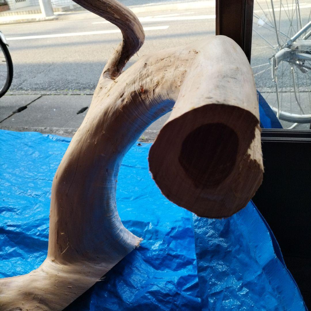 ハクの木の置物