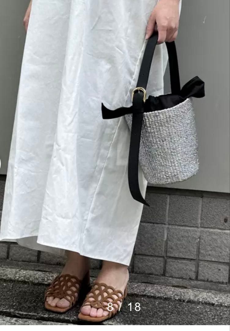 ヤマダヤ　ガルン　ヴィオラドーロ MIRO アバカメタリックバケツバッグ