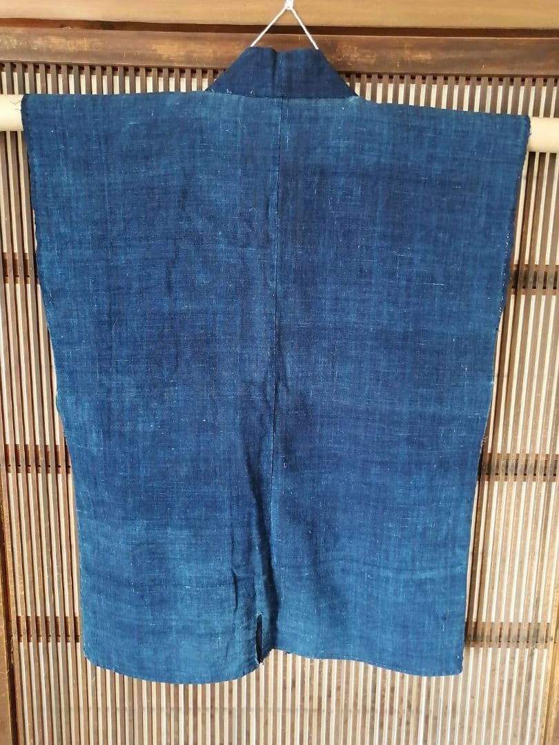 無地の袖なし野良着（明治～大正期）