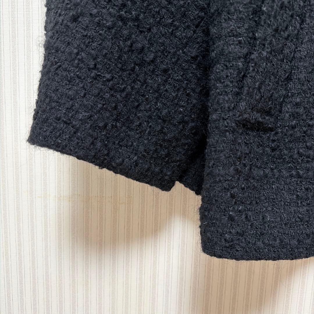 MINAMI TANAKA×CLANE OVER TWEED COATブラック0