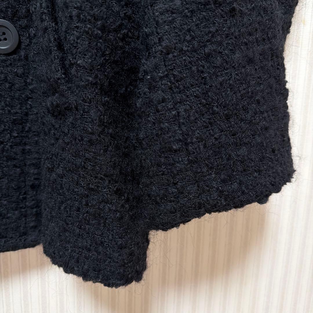 MINAMI TANAKA×CLANE OVER TWEED COATブラック0