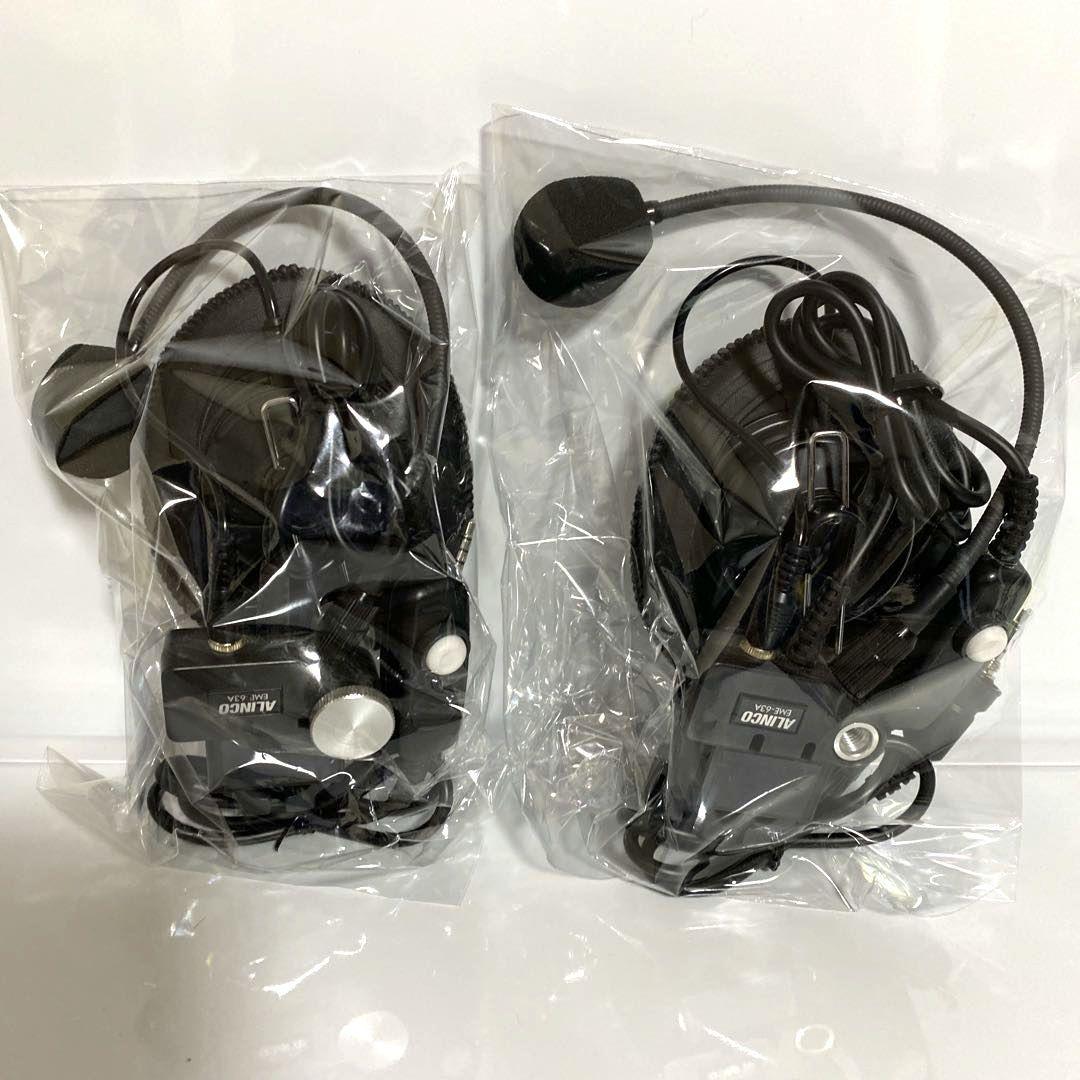 ALINCO　アルインコ　DJ-P300　2台　ヘルメット用ヘッドセット2個付