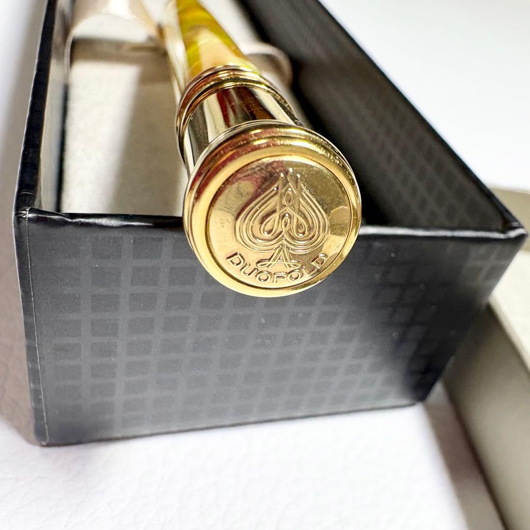 パーカー デュオフォールド ボールペン マーブル イニシャル入り