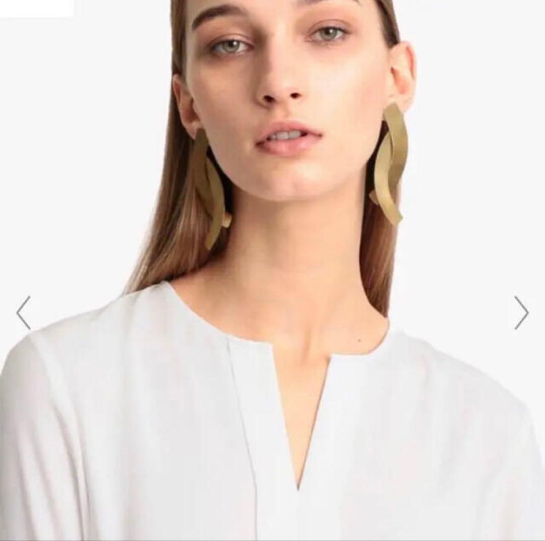 近年モデル☆theory luxe ウォッシャブル プルオーバー ブラウス