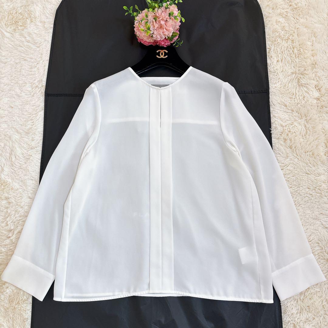 近年モデル☆theory luxe ウォッシャブル プルオーバー ブラウス