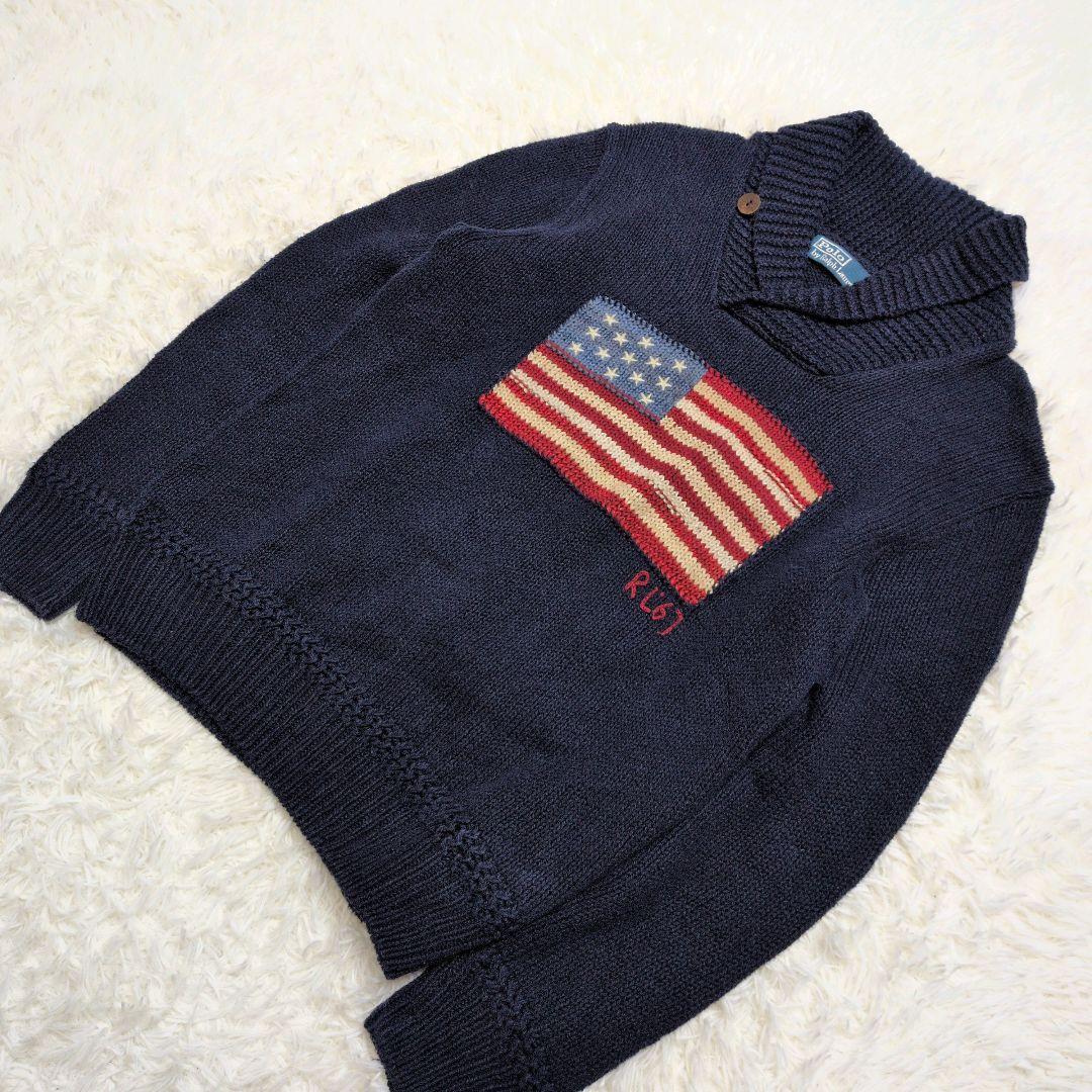 Polo by Ralph Lauren ラルフローレン 星条旗 セーター