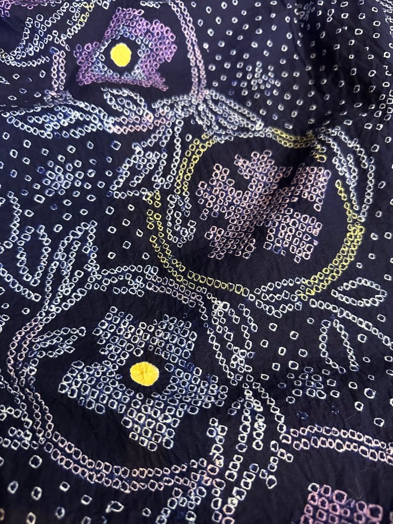 2点セット❣️新品美品✨トールサイズ✨有松鳴海絞り浴衣　藍染に紫