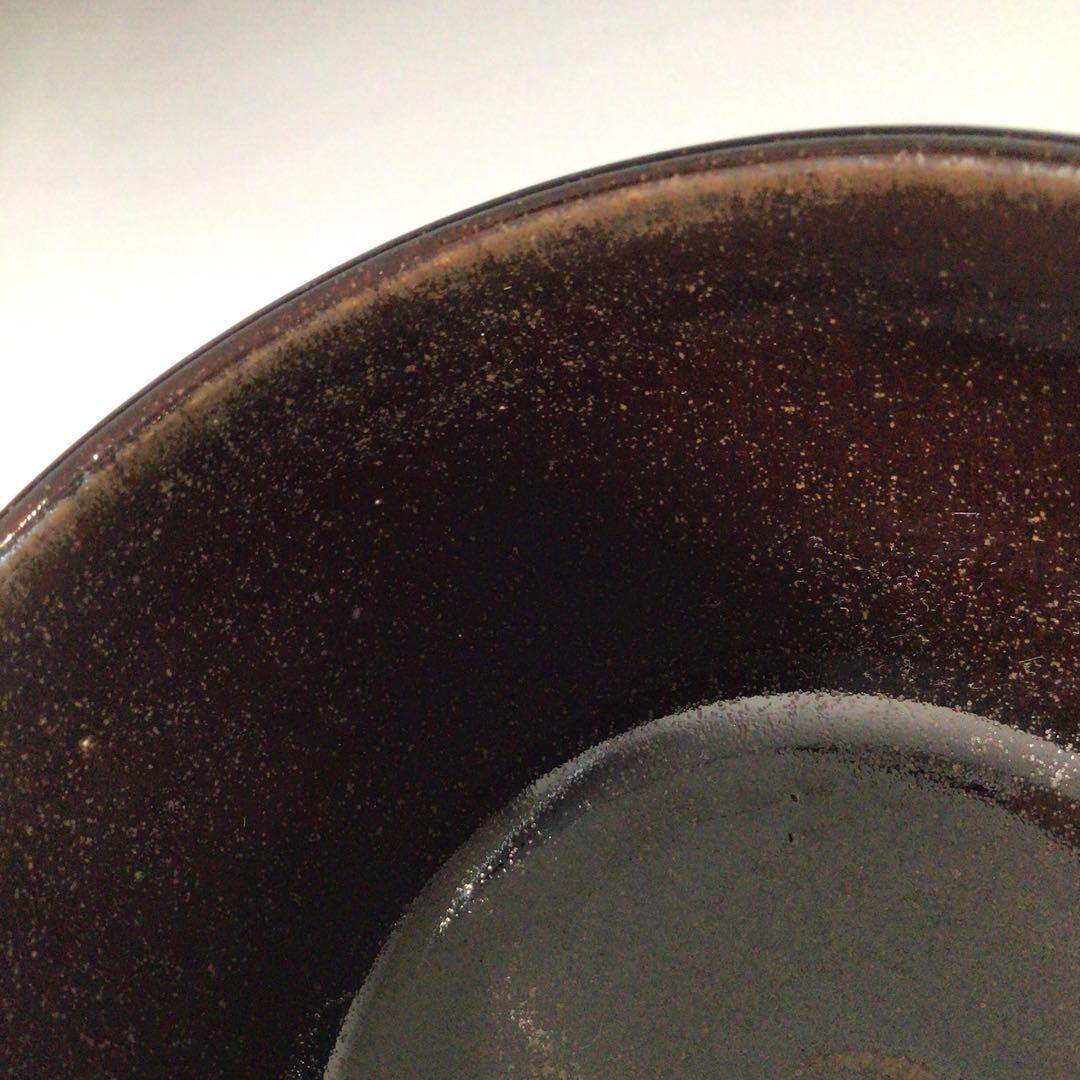 Ｒ８１１　茶碗　『膳所焼　陽炎園造』『表千家　堀内宗完　箱書』『干支茶碗』　共箱