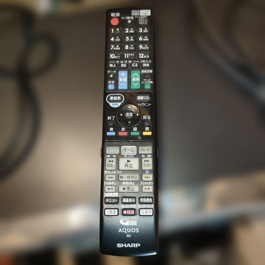起動可SHARP AQUOS ブルーレイレコーダー BD-T2600 3番組録画