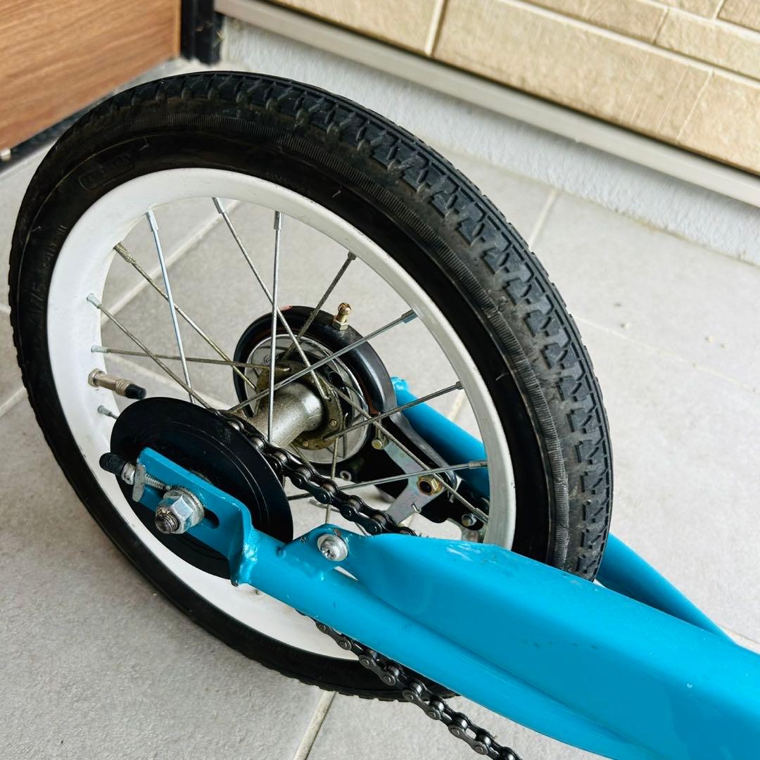 【直接渡し】People ケッターサイクル ターコイズブルー 14インチ