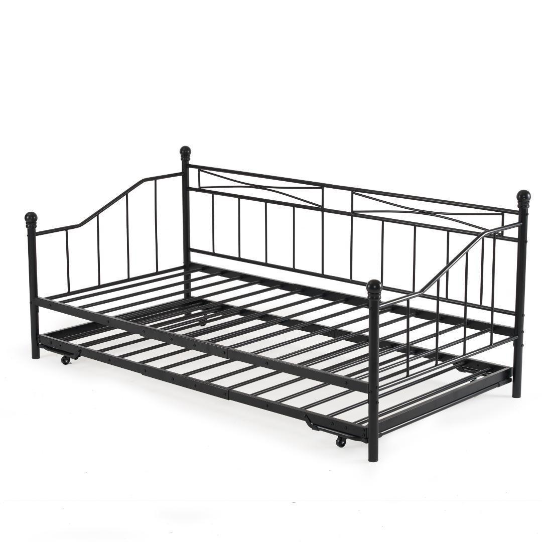 【新作】【ブラック】親子ベッド 二段ベッド パイプベッド 多段ベッド