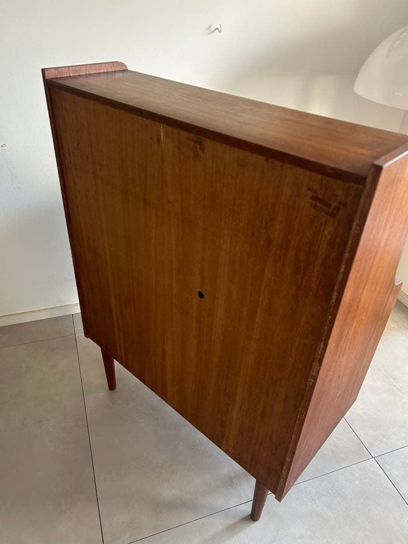 北欧家具 デンマーク ライティングビューロー チェスト 棚 ヴィンテージ チーク