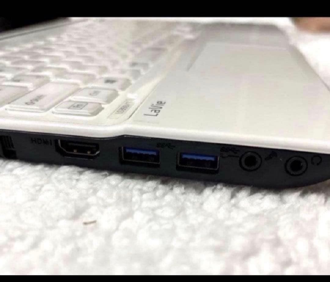 NEC PC-LS350TSW-J i3パソコン ホワイト 初期化済