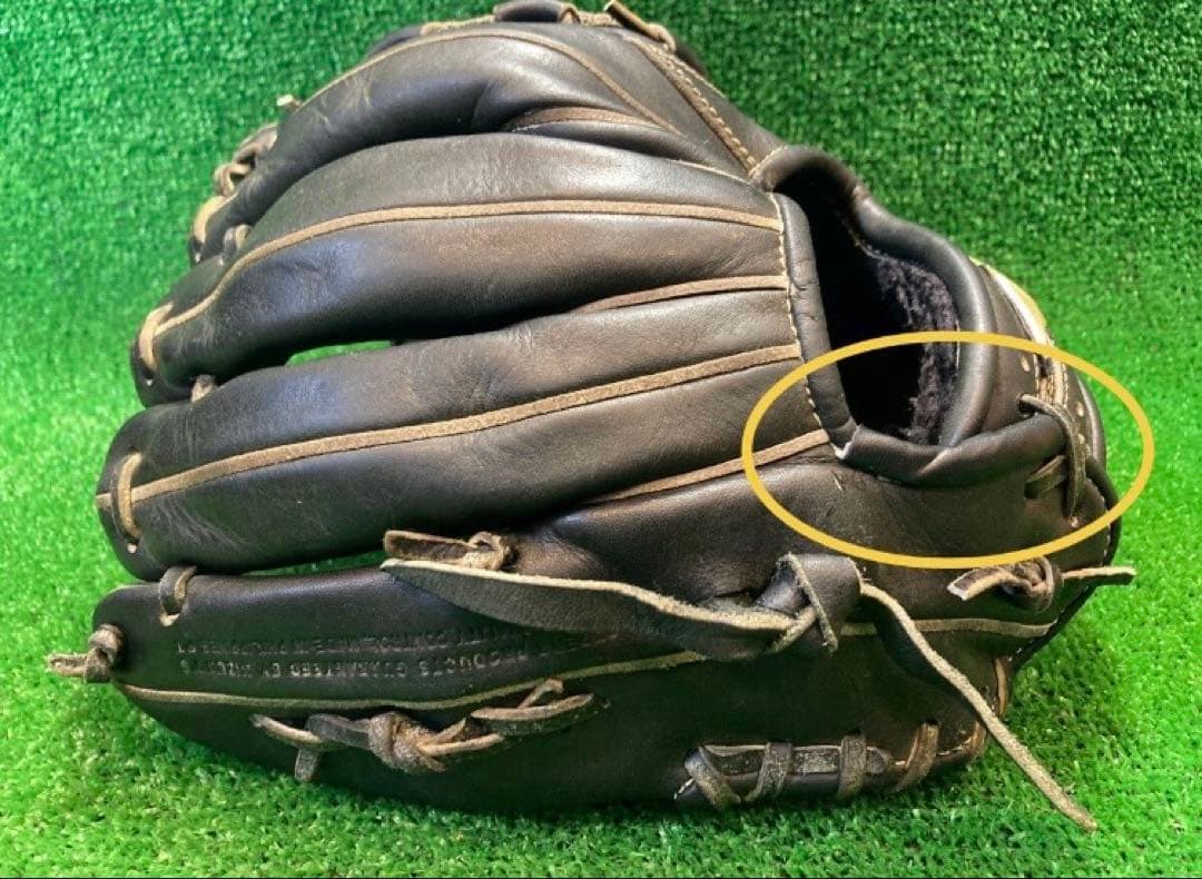 【修理済・即戦力】ミズノ グローバルエリート 一般軟式用 内野手用 グラブ