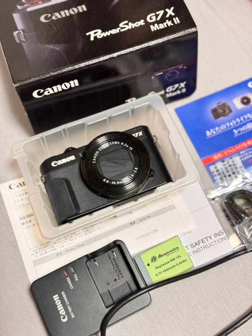 【ほぼ新品】Canon PowerShot G7 X Mark II 本体