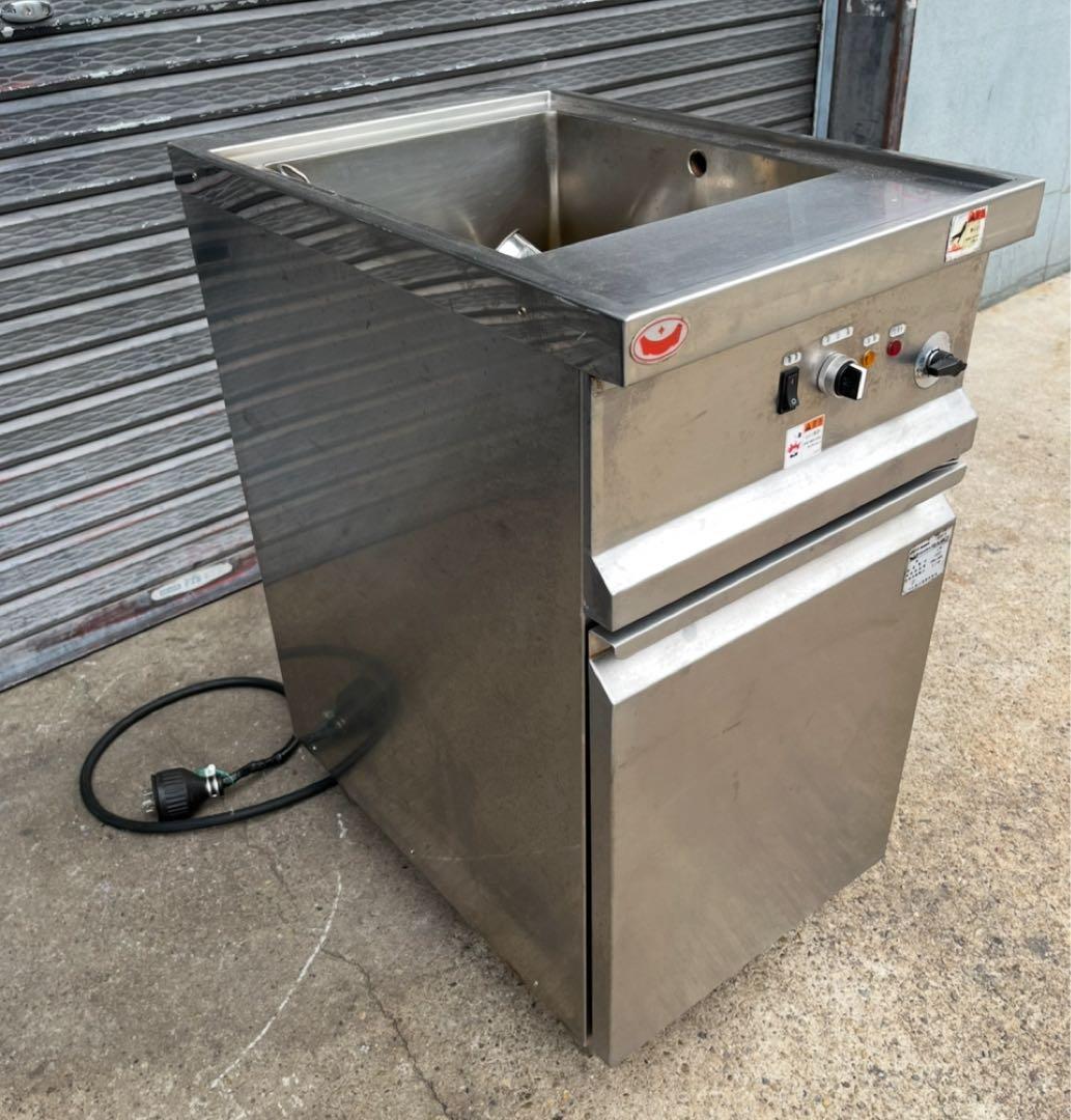 マルゼン 電気 茹で麺機 ゆで麺器 MREY-046ーIY 2016年製 テボ付