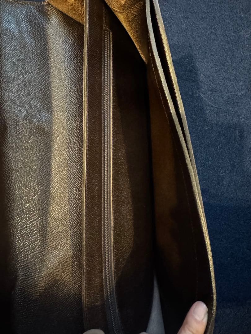 CELLERINI チェレリーニ　レザー ブリーフケース ブラウン