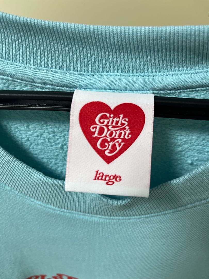 【良品】Girls Don't Cry スウェット　L