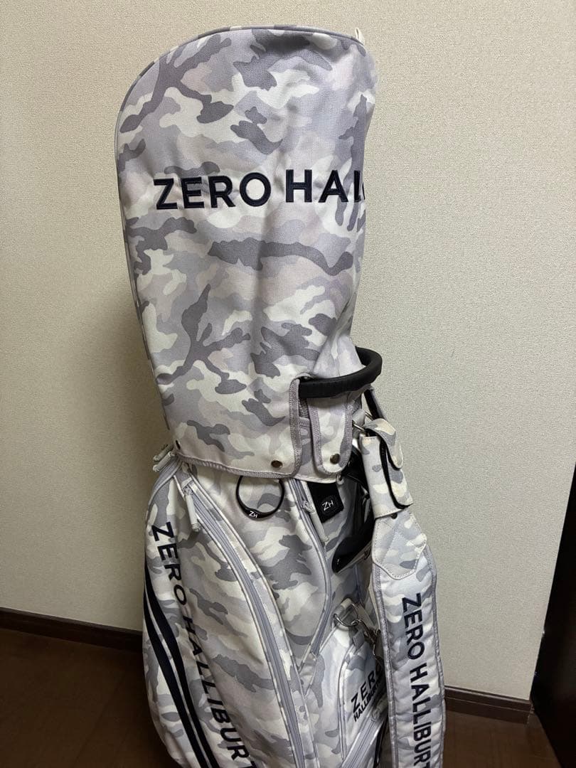 ZERO HALLIBURTON カモフラージュ キャディバッグ　美品